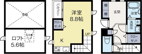 博多駅 徒歩8分 1階の物件間取画像